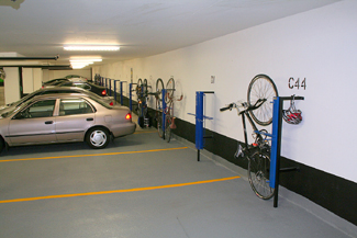 parking bike condo rack lock lot stall partition individual idea good installation wall ca bicycle