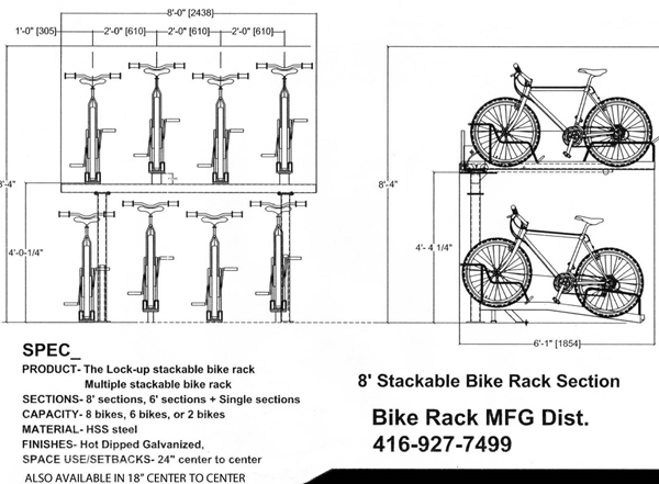 stackable bike rack